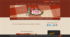 Desktop Screenshot of princerestaurant.com